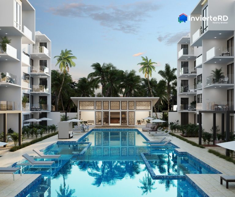 Proyecto de apartamentos con playa en Punta Cana